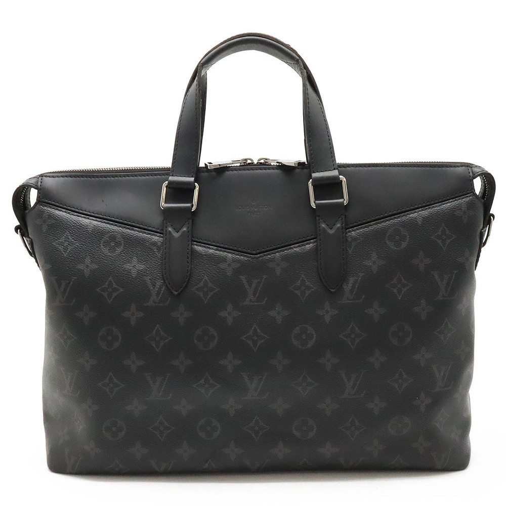 LOUIS VUITTON Monogram Eclipse Black Briefcase Explorer Bag Business
